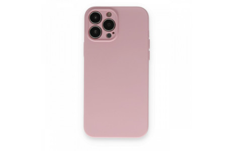 Newface iPhone 13 Pro Max Kılıf Nano içi Kadife Silikon - Pembe