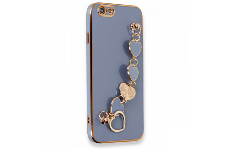 Newface iPhone 6 Kılıf Esila Silikon - Gri