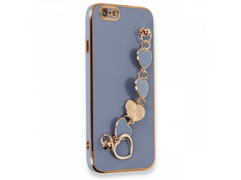 Newface iPhone 6 Kılıf Esila Silikon - Gri