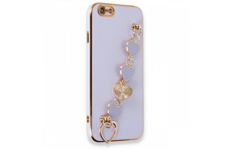 Newface iPhone 6 Kılıf Esila Silikon - Lila