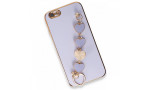 Newface iPhone 6 Kılıf Esila Silikon - Lila