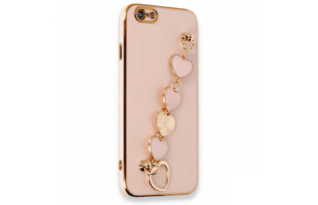 Newface iPhone 6 Kılıf Esila Silikon - Pudra