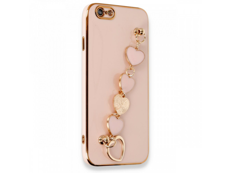 Newface iPhone 6 Kılıf Esila Silikon - Pudra