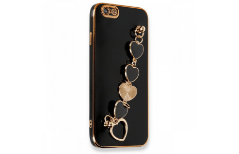 Newface iPhone 6 Kılıf Esila Silikon - Siyah