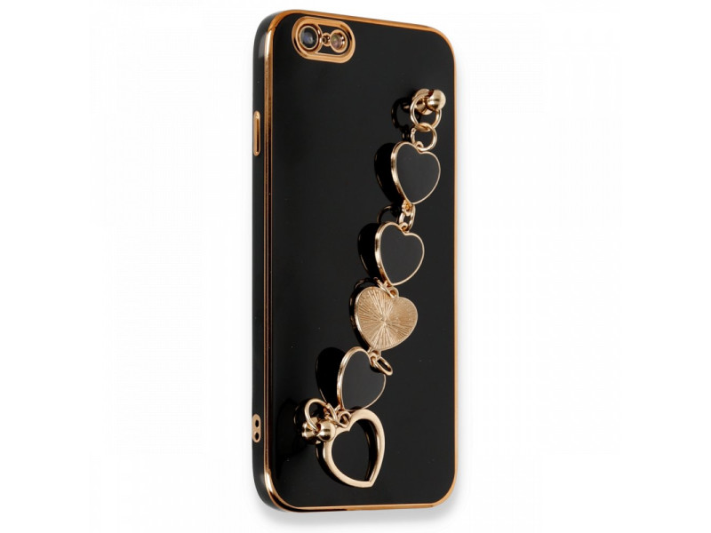 Newface iPhone 6 Kılıf Esila Silikon - Siyah