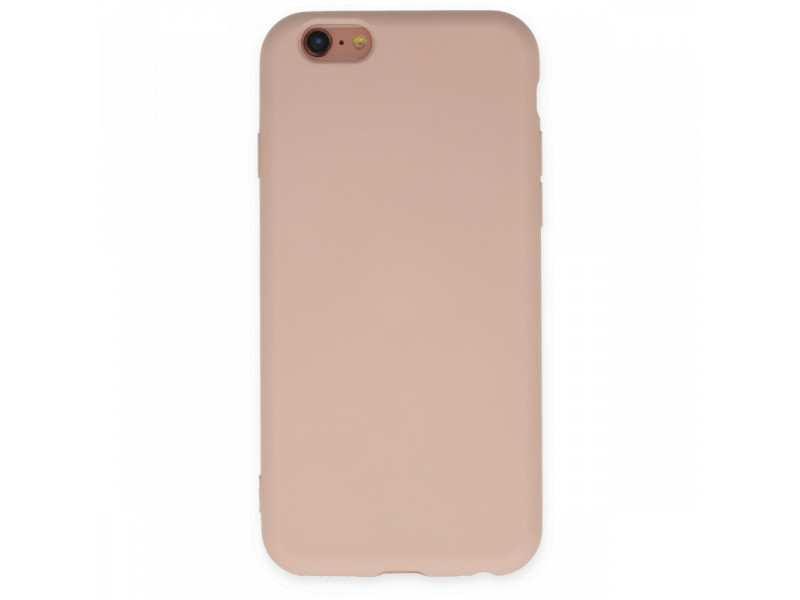 Newface iPhone 6 Kılıf Nano içi Kadife Silikon - Pudra