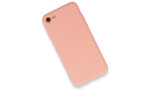 Newface iPhone SE 2020 Kılıf Nano içi Kadife Silikon - Pembe