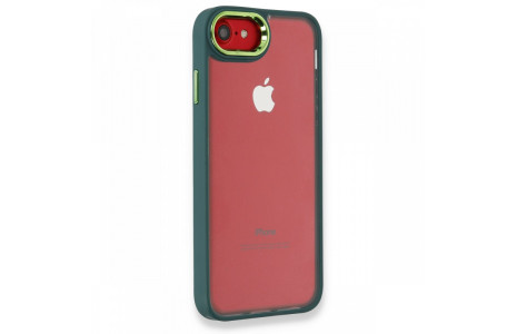 Newface iPhone 7 Kılıf Dora Kapak - Haki Yeşil