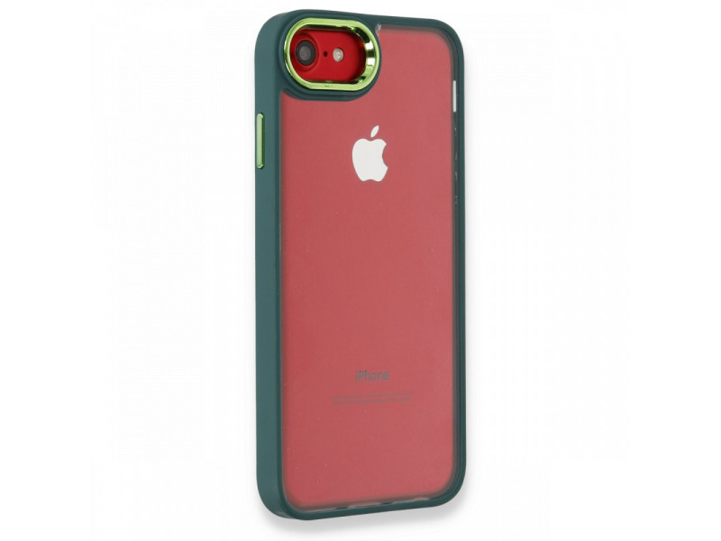 Newface iPhone 7 Kılıf Dora Kapak - Haki Yeşil