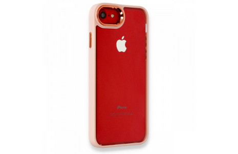 Newface iPhone 7 Kılıf Dora Kapak - Pudra