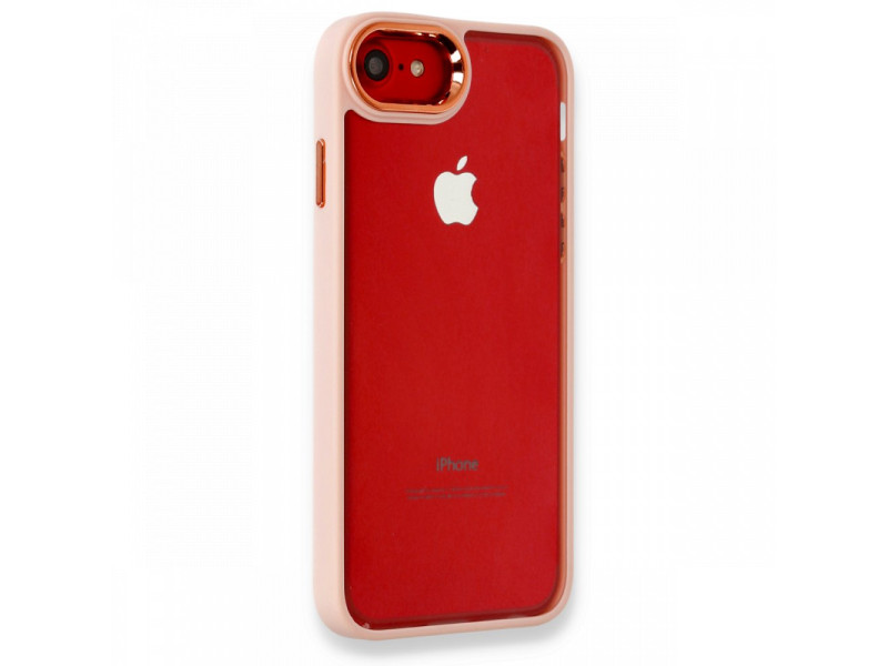 Newface iPhone 7 Kılıf Dora Kapak - Pudra