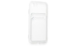 Newface iPhone SE 2020 Kılıf Kart Şeffaf Silikon - Şeffaf