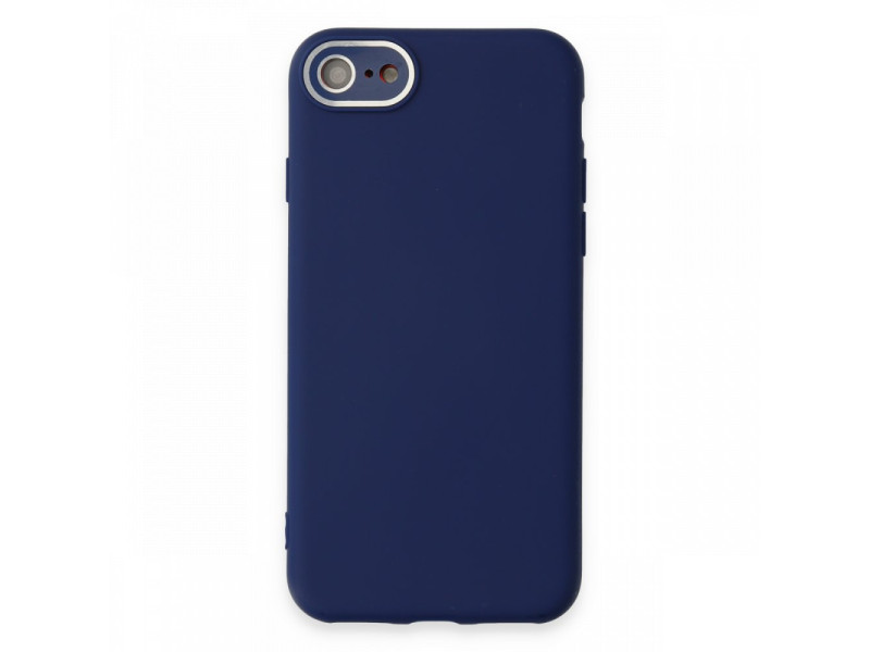 Newface iPhone 7 Kılıf Lansman Glass Kapak - Sky Blue