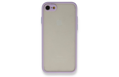 Newface iPhone SE 2020 Kılıf Montreal Silikon Kapak - Mor