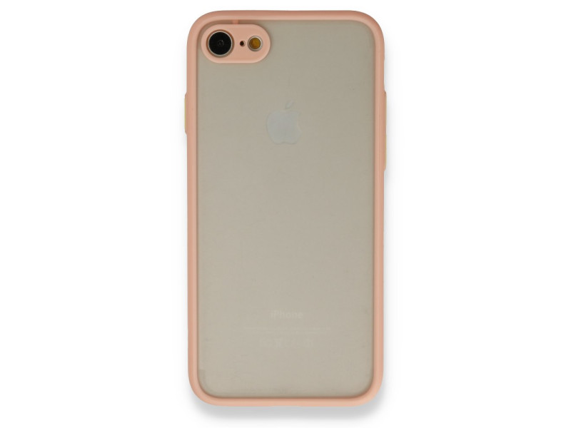 Newface iPhone SE 2020 Kılıf Montreal Silikon Kapak - Pembe