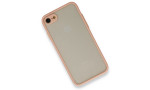 Newface iPhone SE 2020 Kılıf Montreal Silikon Kapak - Pembe