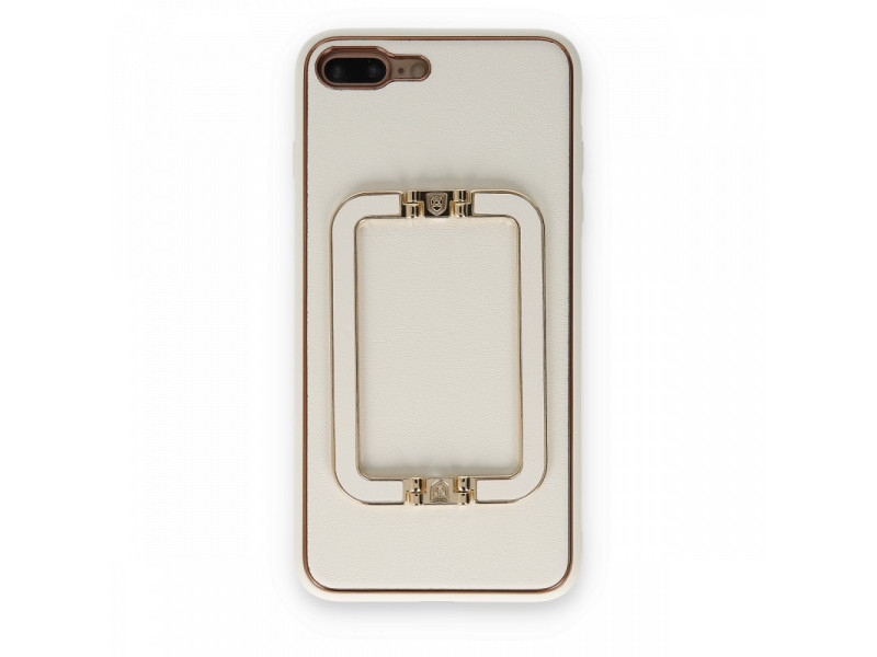 Newface iPhone 7 Plus Kılıf Coco Elit Kapak - Beyaz