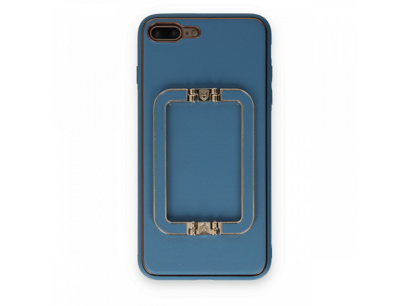 Newface iPhone 7 Plus Kılıf Coco Elit Kapak - Mavi