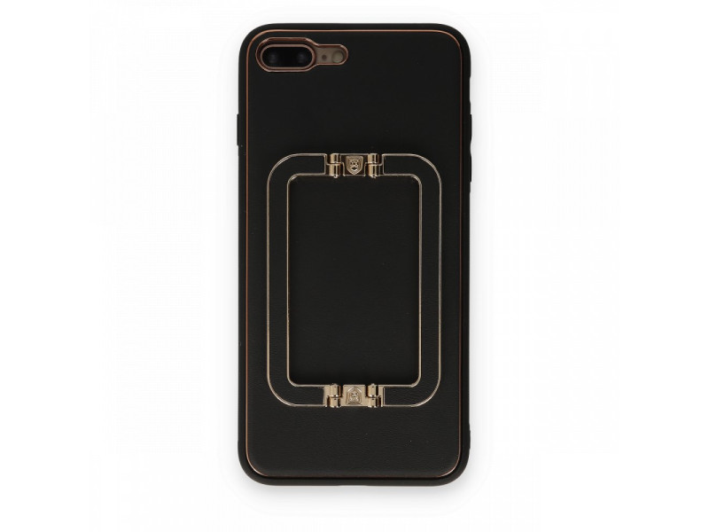 Newface iPhone 7 Plus Kılıf Coco Elit Kapak - Siyah