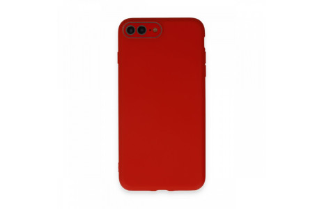 Newface iPhone 7 Plus Kılıf Lansman Glass Kapak - Kırmızı