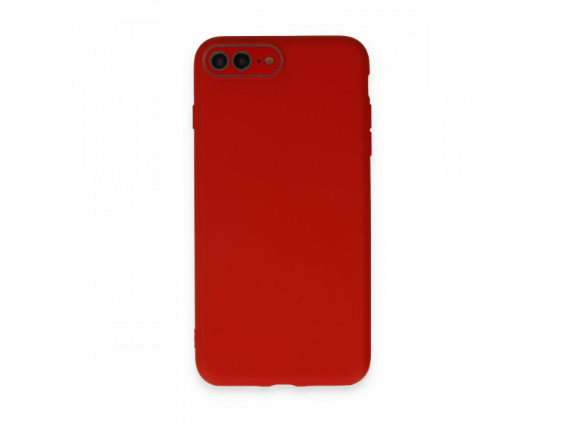 Newface iPhone 7 Plus Kılıf Lansman Glass Kapak - Kırmızı