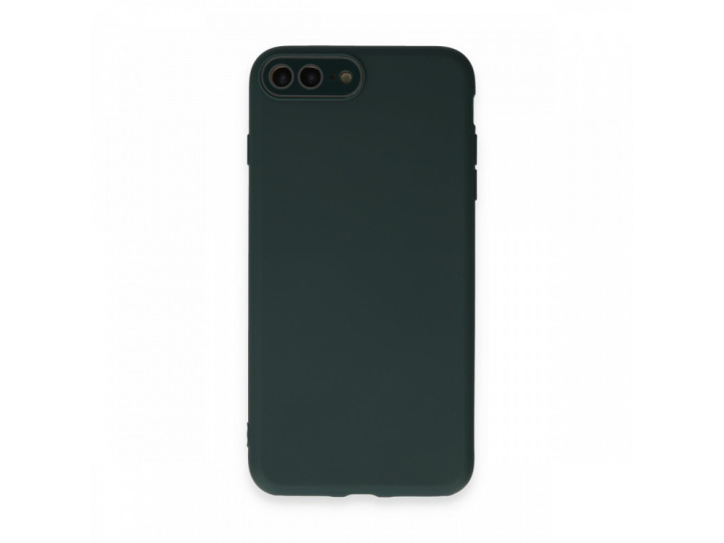 Newface iPhone 7 Plus Kılıf Lansman Glass Kapak - Koyu Yeşil