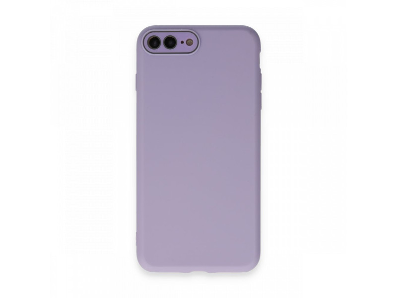 Newface iPhone 7 Plus Kılıf Lansman Glass Kapak - Lila