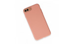 Newface iPhone 7 Plus Kılıf Lansman Glass Kapak - Pembe