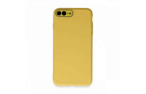Newface iPhone 7 Plus Kılıf Lansman Glass Kapak - Sarı