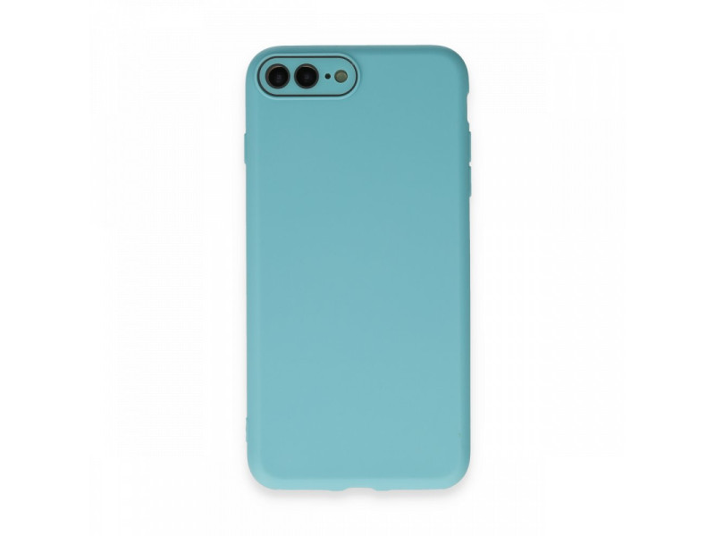 Newface iPhone 7 Plus Kılıf Lansman Glass Kapak - Turkuaz