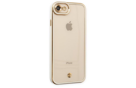 Newface iPhone 8 Kılıf Liva Lens Silikon - Beyaz