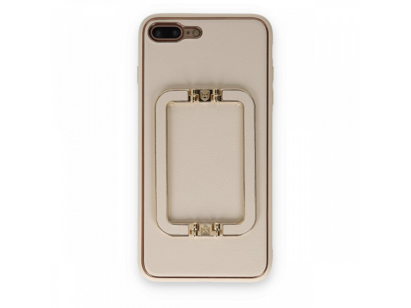 Newface iPhone 8 Plus Kılıf Coco Elit Kapak - Gold
