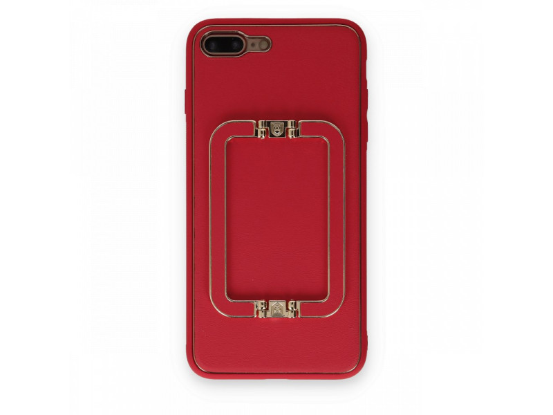 Newface iPhone 8 Plus Kılıf Coco Elit Kapak - Kırmızı