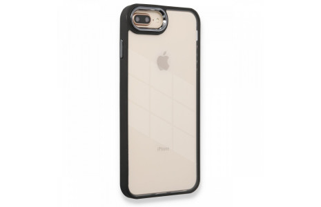 Newface iPhone 8 Plus Kılıf Dora Kapak - Siyah