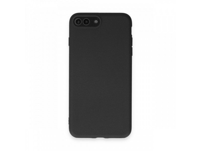 Newface iPhone 8 Plus Kılıf Lansman Glass Kapak - Siyah