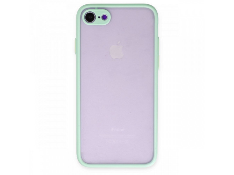 Newface iPhone SE 2020 Kılıf Montreal Silikon Kapak - Turkuaz