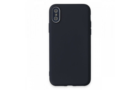 Newface iPhone X Kılıf Lansman Glass Kapak - Lacivert