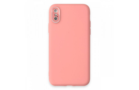 Newface iPhone X Kılıf Lansman Glass Kapak - Pembe