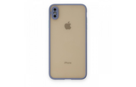 Newface iPhone X Kılıf Montreal Silikon Kapak - Gri