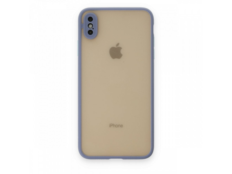 Newface iPhone X Kılıf Montreal Silikon Kapak - Gri