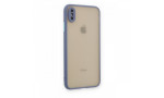 Newface iPhone X Kılıf Montreal Silikon Kapak - Gri