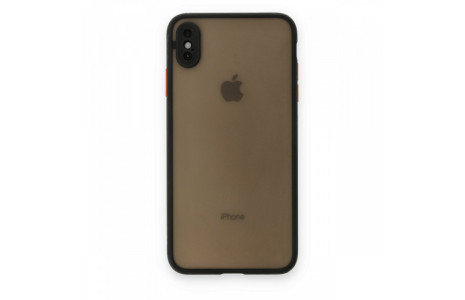 Newface iPhone XS Kılıf Montreal Silikon Kapak - Siyah