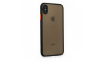 Newface iPhone XS Kılıf Montreal Silikon Kapak - Siyah