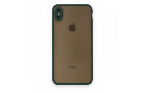 Newface iPhone XS Kılıf Montreal Silikon Kapak - Yeşil