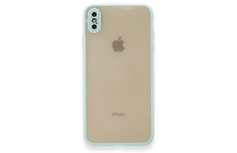 Newface iPhone XS Max Kılıf Montreal Silikon Kapak - Turkuaz
