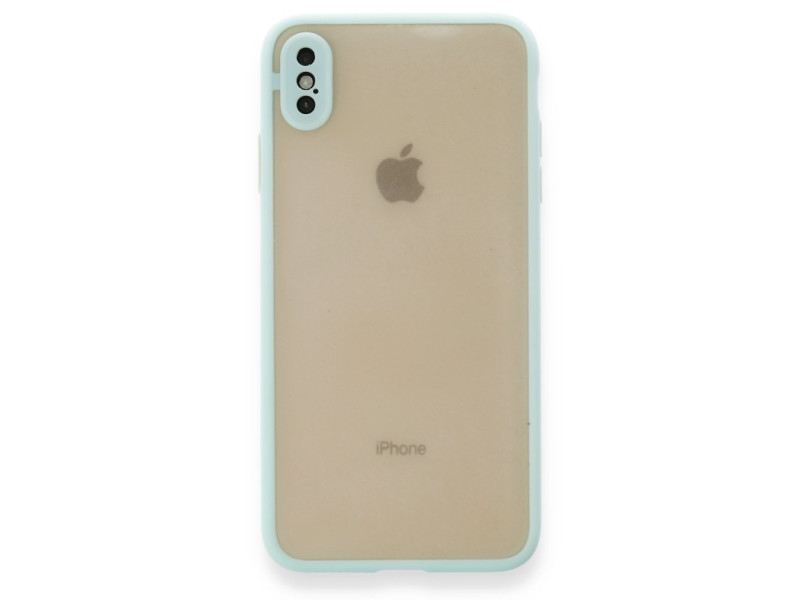 Newface iPhone XS Max Kılıf Montreal Silikon Kapak - Turkuaz