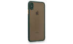 Newface iPhone XS Max Kılıf Montreal Silikon Kapak - Yeşil