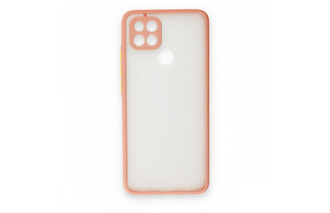 Newface Oppo A15 Kılıf Montreal Silikon Kapak - Pembe