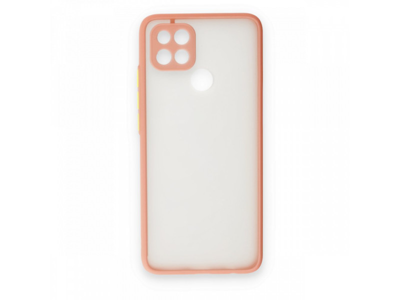 Newface Oppo A15S Kılıf Montreal Silikon Kapak - Pembe
