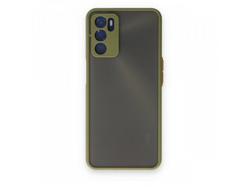 Newface Oppo A16 Kılıf Montreal Silikon Kapak - Açık Yeşil